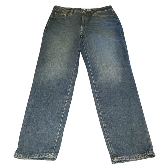 Old Navy Size 10 (32x27) OG Straight High Rise Tapered Hem Jeans S. S. Pockets - Picture 1 of 8